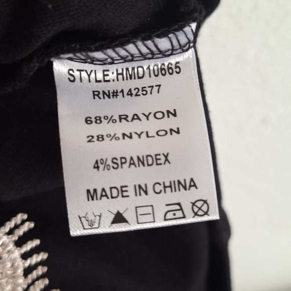 Haute Monde Black and White Adjustable Strap Bodycon Women's Dress Size S NWT - Picture 5 of 5